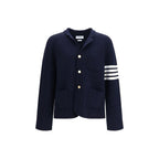 Blue Wool Oves Aries Full-Length Jacket