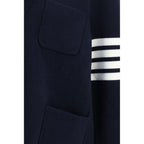 Blue Wool Oves Aries Full-Length Jacket