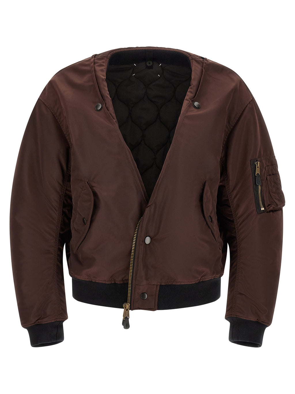 Multicolor Polyamide Bomber