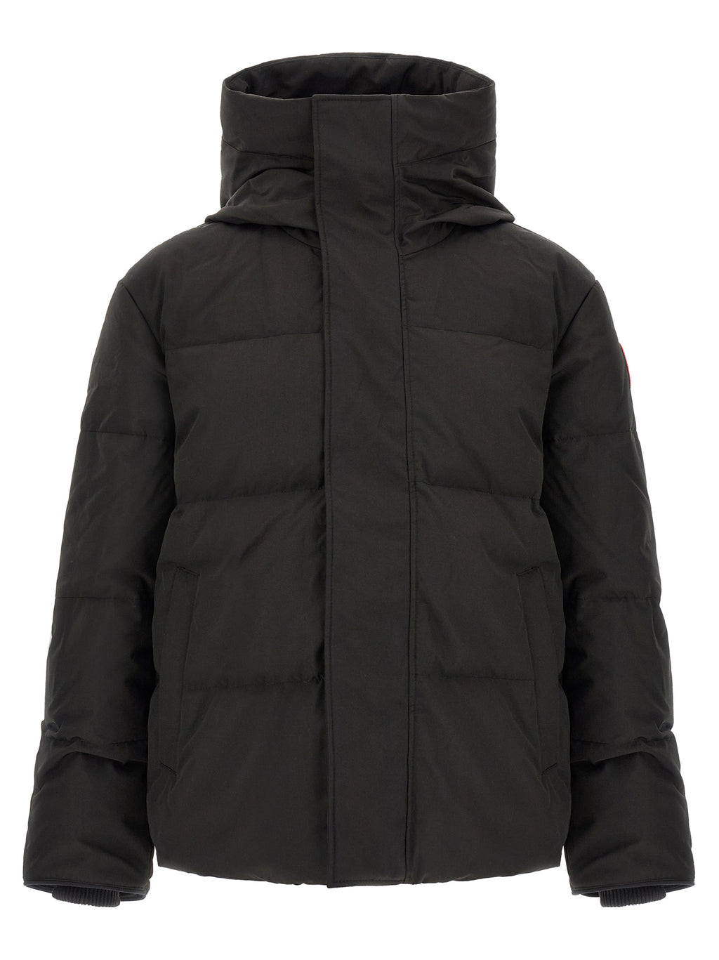 Black Polyester Parka