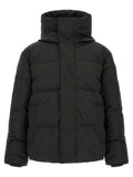 Black Polyester Parka