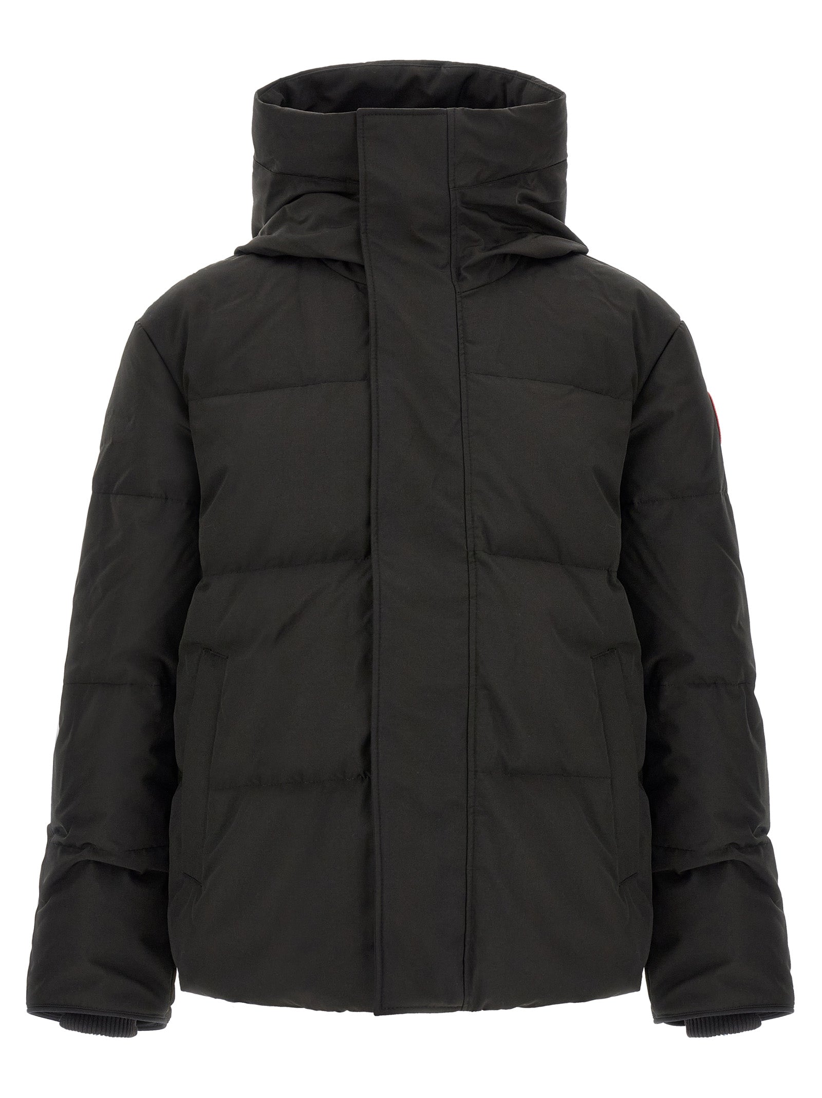 Black Polyester Parka