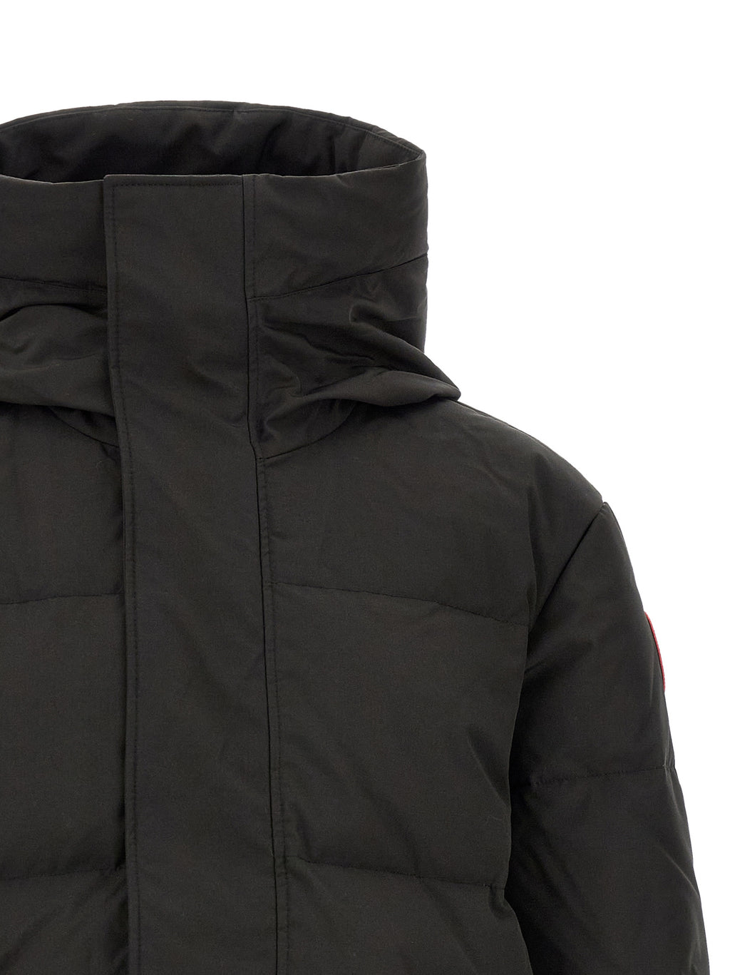 Black Polyester Parka