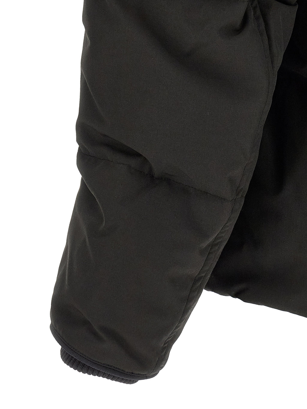 Black Polyester Parka