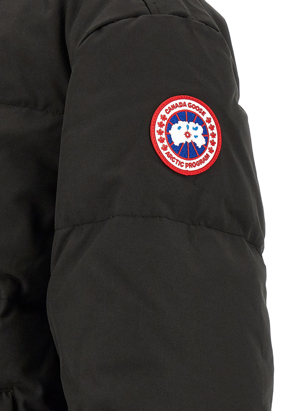 Black Polyester Parka
