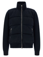 Blue Virgin Wool Full-Length Jacket
