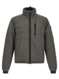 Bicolor Polyamide Full-Length Jacket