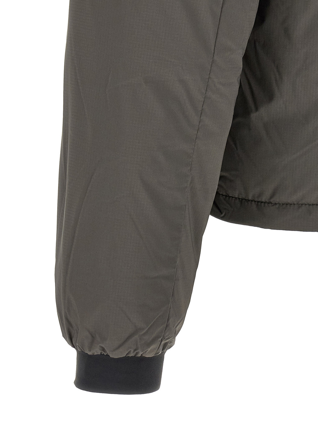 Bicolor Polyamide Full-Length Jacket
