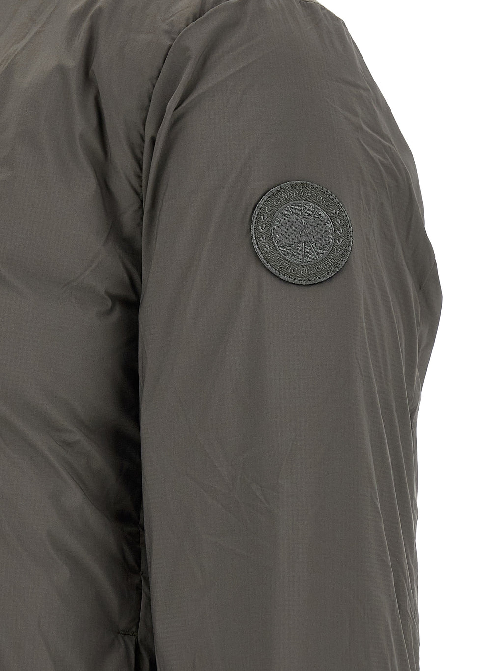 Bicolor Polyamide Full-Length Jacket