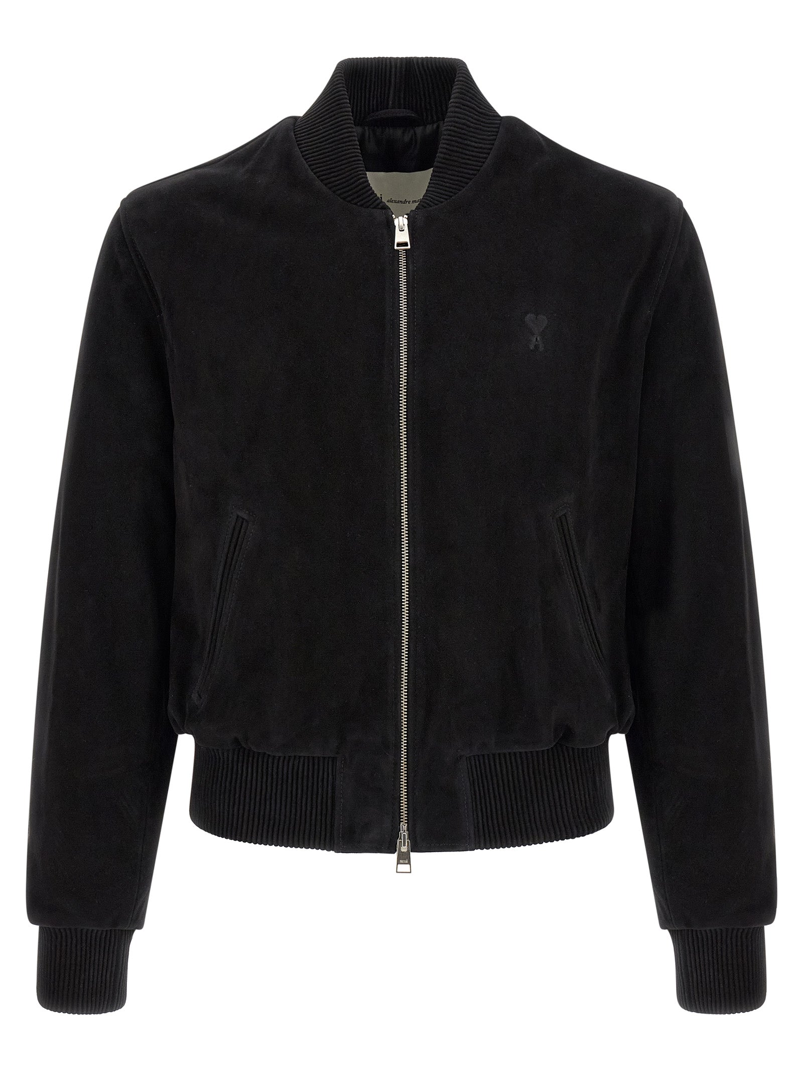 Black Goatskin Bomber