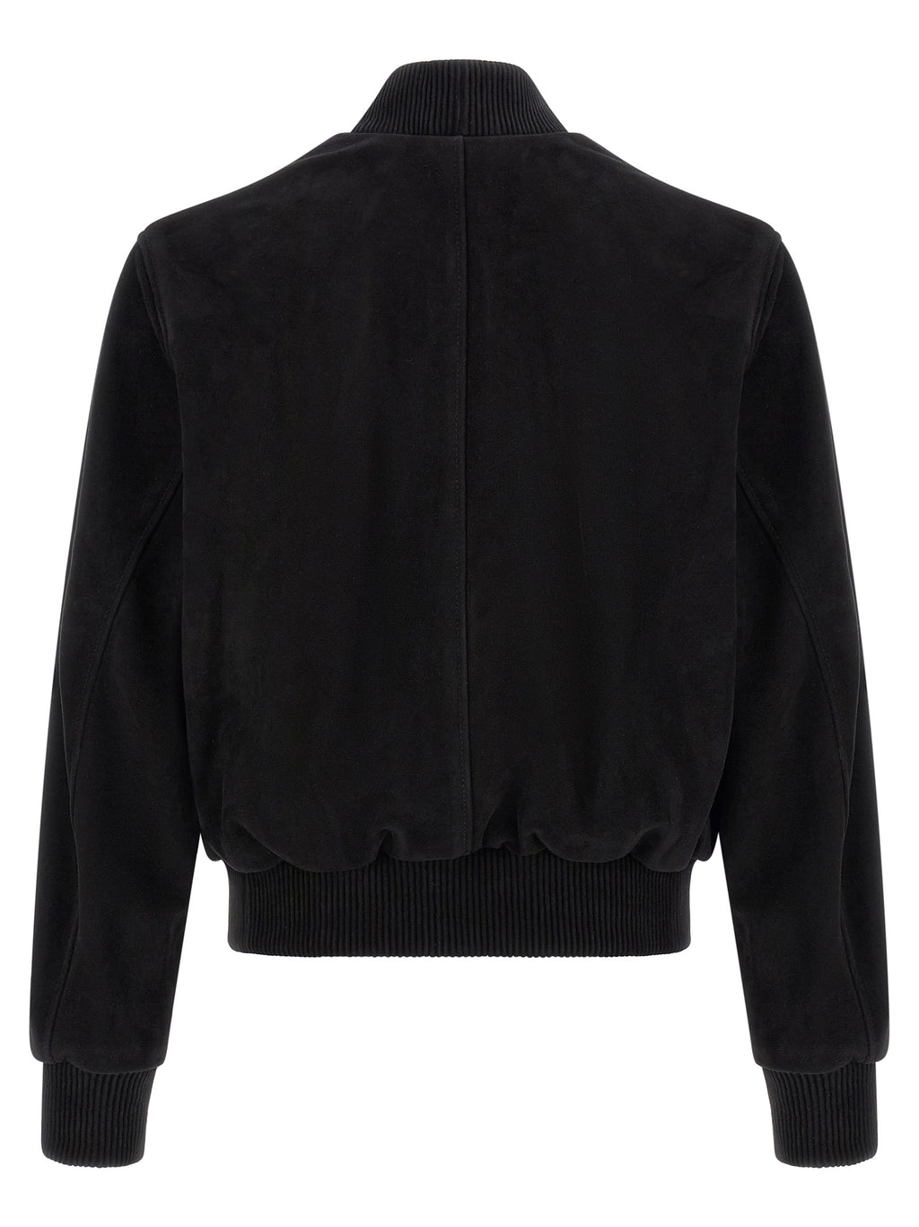 Black Goatskin Bomber