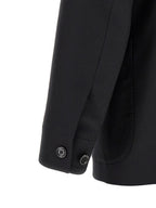 Black Cashmere Full-Length Jacket