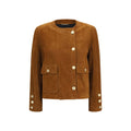 Brown Lamb Ovis Aries Aries Full-Length Jacket