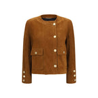 Brown Lamb Ovis Aries Aries Full-Length Jacket