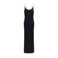 Black Viscose Casual Dress