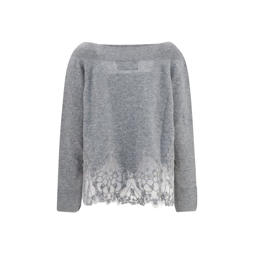Gray Cashmere Sweater