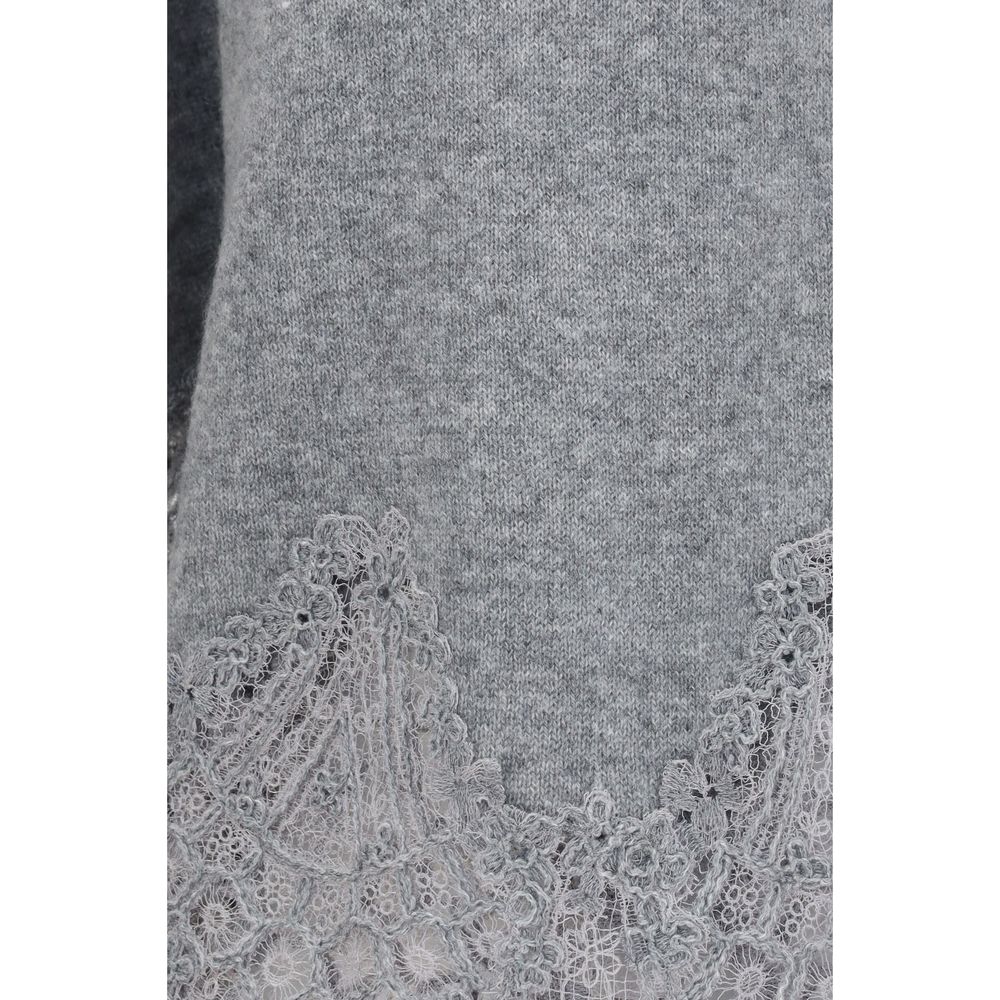 Gray Cashmere Sweater