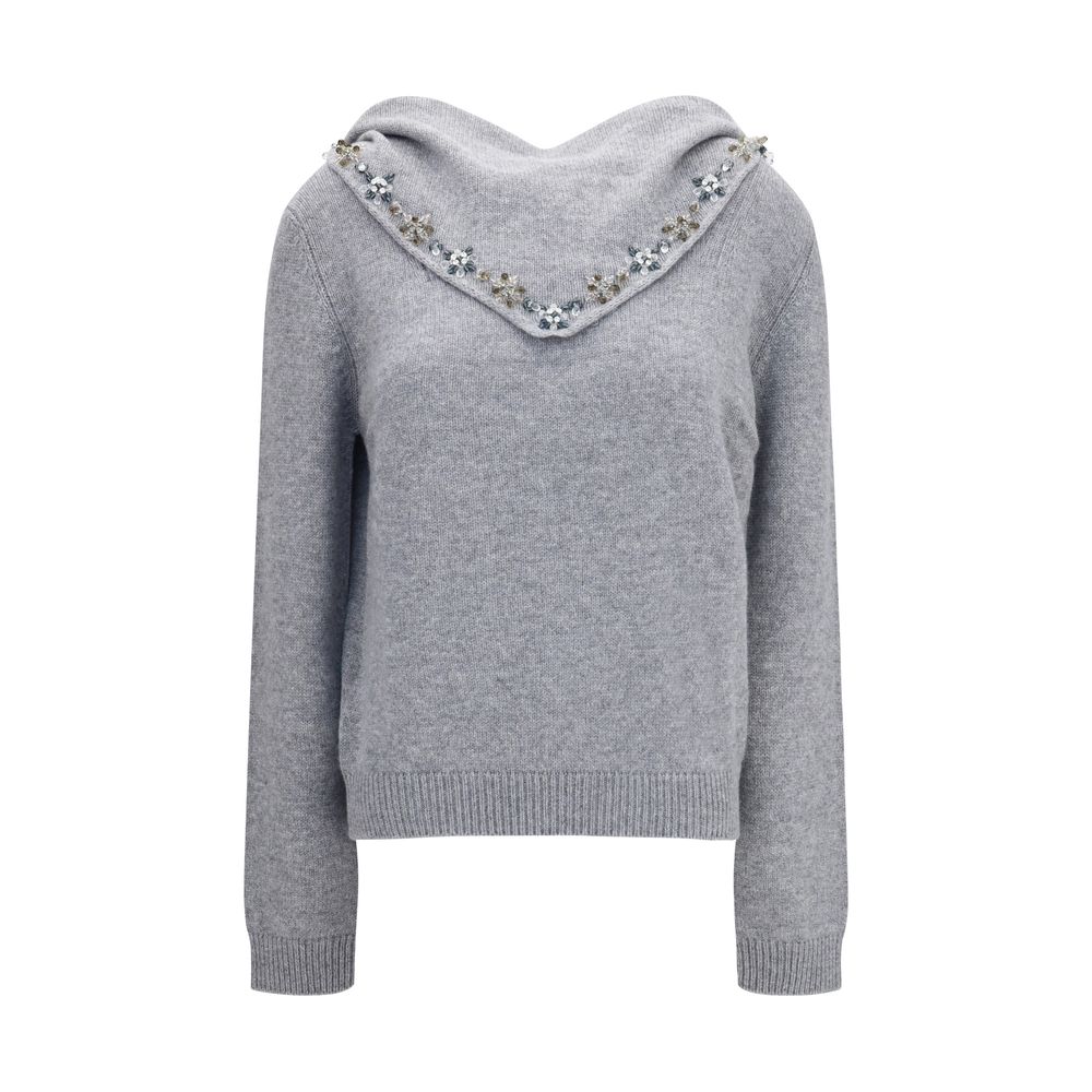 Gray Cashmere Sweatshirt