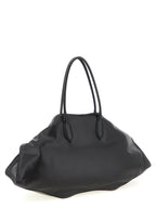 Black Calfskin Shoulder Bag