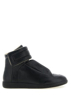 Black Calfskin Chunky Sneakers