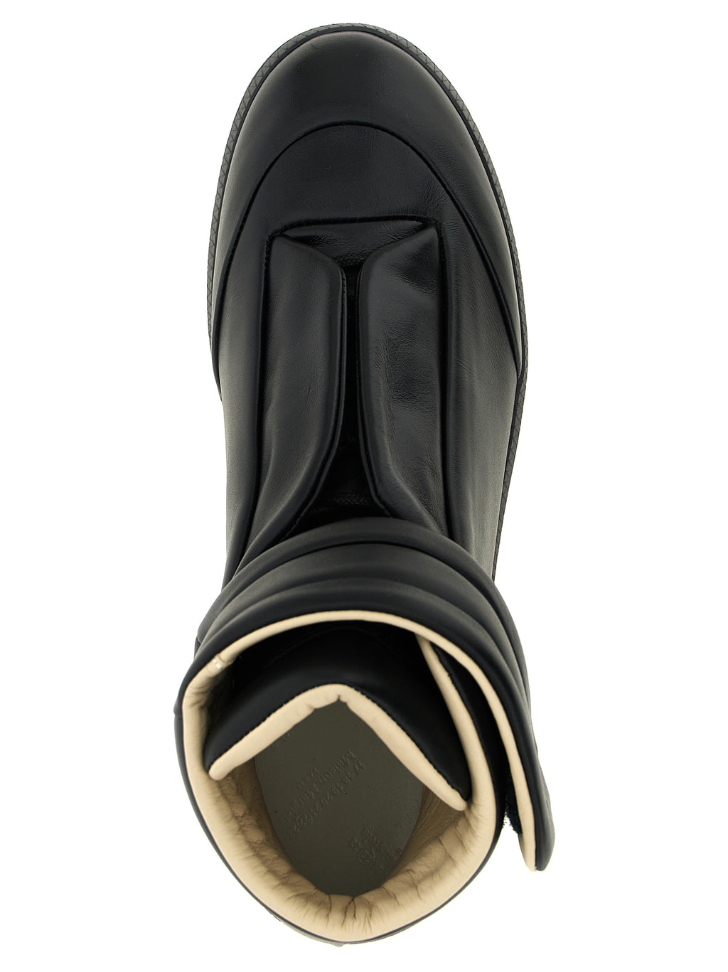 Black Calfskin Chunky Sneakers
