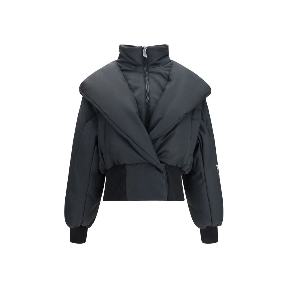 Black Cotton Shell Jacket