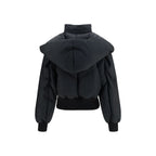 Black Cotton Shell Jacket