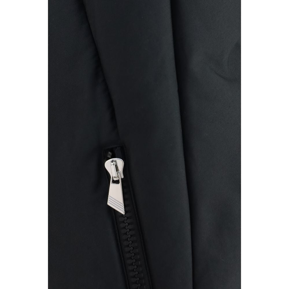 Black Cotton Shell Jacket