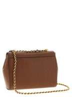 Brown Bovine Leather Shoulder Bag