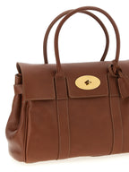Brown Calfskin Shoulder Bag