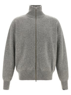 Gray Cashmere Cardigan