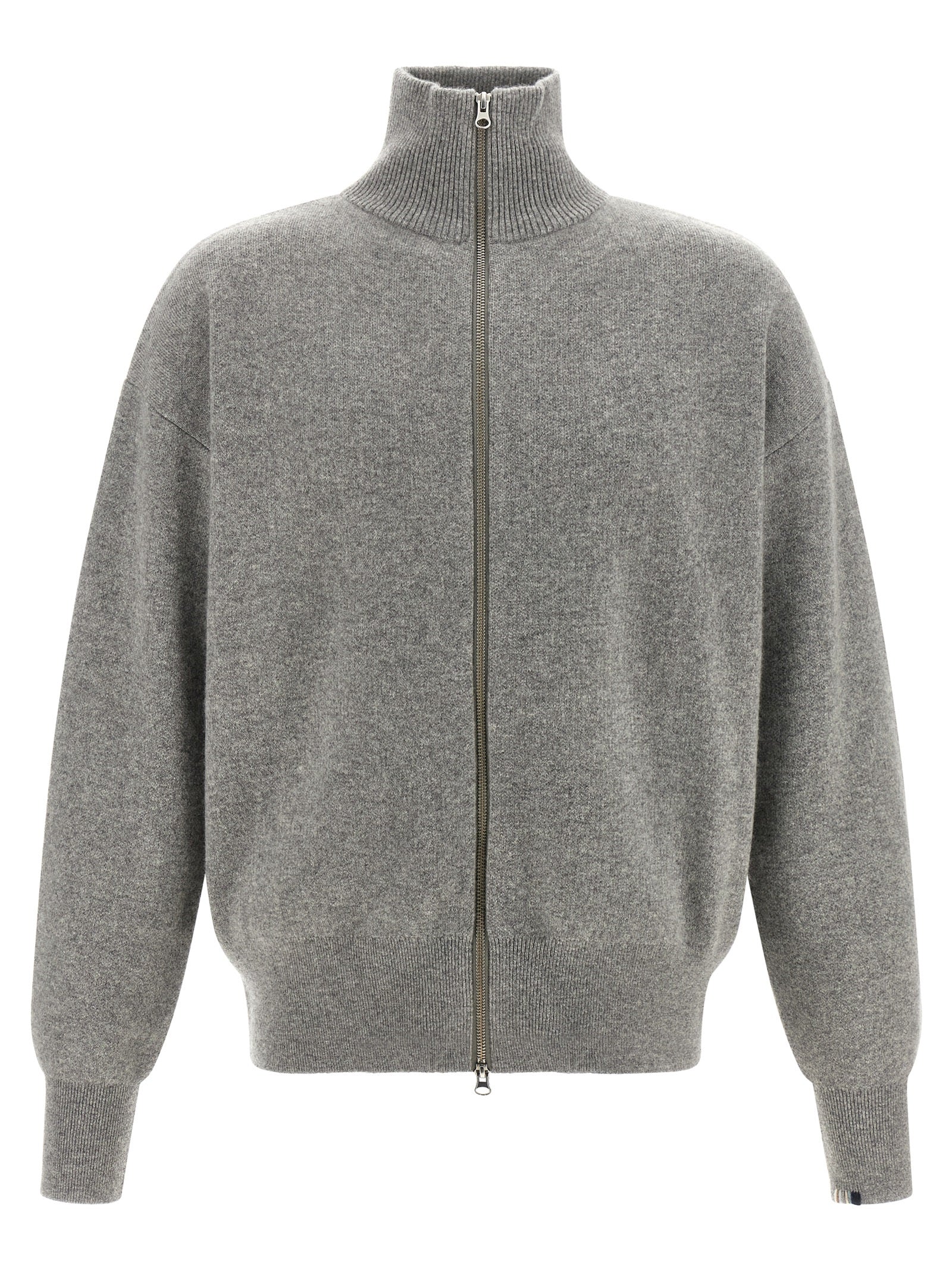 Gray Cashmere Cardigan