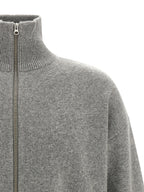 Gray Cashmere Cardigan