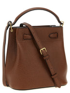 Brown Calfskin Crossbody Bag