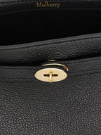 Black Calfskin Crossbody Bag