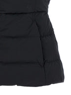 Black Polyamide Sleeveless Jacket