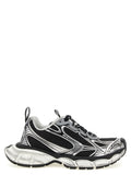 Black Polyethylene Athletic Sneakers