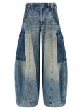 Blue Cotton Jeans Denim