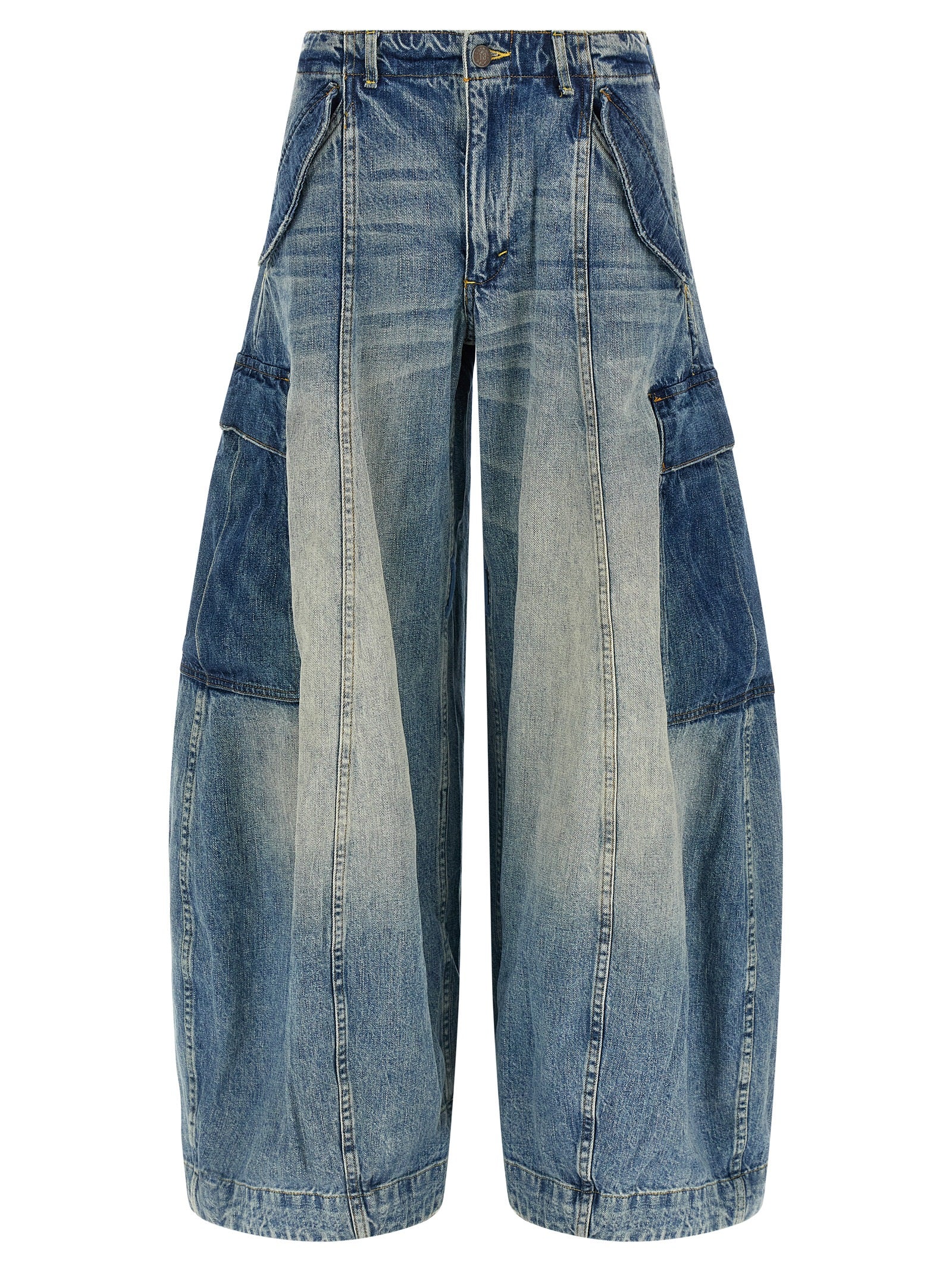 Blue Cotton Jeans Denim