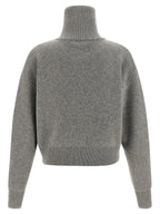 Gray Cashmere Cardigan