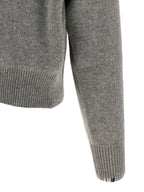 Gray Cashmere Cardigan