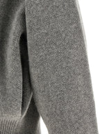 Gray Cashmere Cardigan