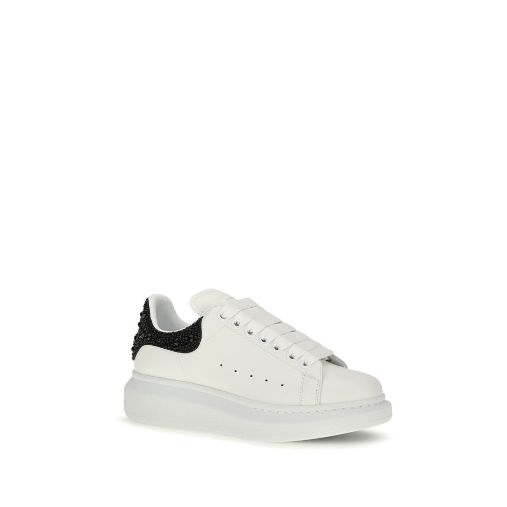 White Calf Leather Bos Taurus Chunky Sneakers