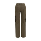 Bicolor Cotton Cargo Pants