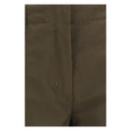 Bicolor Cotton Cargo Pants