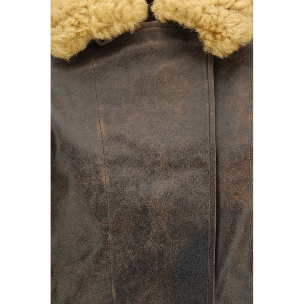 Brown Lamb Ovis Aries Bomber