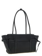 Black Calfskin Shoulder Bag
