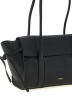 Black Calfskin Shoulder Bag