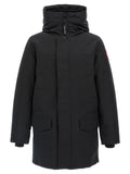 Black Polyester Parka