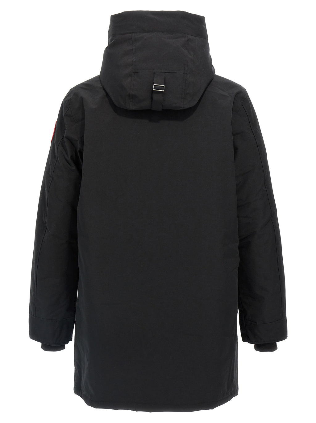 Black Polyester Parka